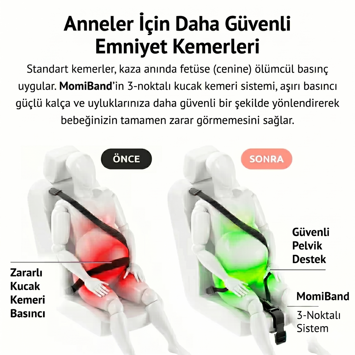MomiBand Hamile Güvenlik Kemeri